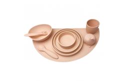 China Baby Plain Suction Bowl And Plate Set Silicone Food Grade With Spoon supplier