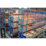 Depth 500mm-2400mm Selective Pallet Racking Orange Warehouse Racking Solutions for sale