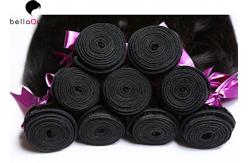 China No Shedding Grade 7A Natural Black Hair Extensions No Smell With Long Lifespan supplier