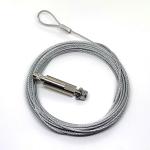 Suspension Kit Track Accessory Cable Gripper With Snap Hook For Sign Hanging for sale