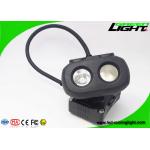 334lum OLED Screen LED Miners Cap Lamp Dual Beam USB Charging 10.4Ah for sale