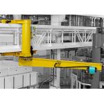 Europe Style Wall Mounted Slewing Jib Crane Hoist Anti Derailment for sale