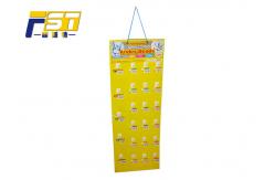China Cardboard Paper Side Wing Display , Light Duty CMYK Printing Wing Rack Display supplier