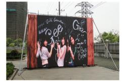China Constant Current P8 Outdoor LED Displays For Main Roads / Entertainment Background supplier