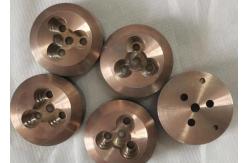 China 10W3 W75Cu25 Tungsten Copper Alloy Machined Parts With Density 14.8g/Cm3 supplier