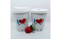 China Recyclable 16 Oz Paper Cups With Lids , Biodegradable Paper Coffee Cups supplier