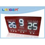Large Size Portable Scoreboard Baseball , LED Electronic Scoreboard For Baseball for sale