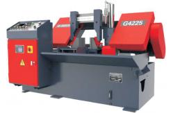 China G4225 54m/Min 2200W Hydraulic Double Column Bandsaw Machine supplier