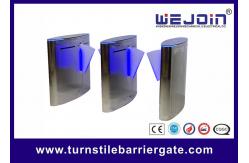 China Tempered Glass Faceplate Oval Flap Barrier With Glowing Neon Strips supplier