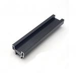 Residential Narrow Sliding Black Aluminum Extrusion Profiles For Door Down Frame for sale