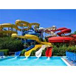 Swimming Pool Fiberglass Water Slide Outdoor Adventure Park Playground Equipment for sale