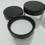 Child Resistant Caps CBD Hemp Packaging Clear Glass Jar for sale