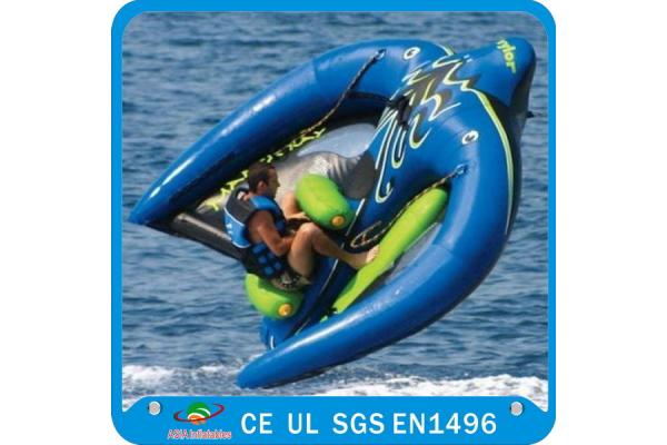 Towable Inflatable Manta Ray Fish Boat, Inflatable Water Park Games
