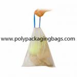 HDPE LDPE Plastic Drawstring Garbage Trash Bags for sale
