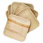 Organic Compostable Palm Leaf Disposable Plates For Wedding Party for sale