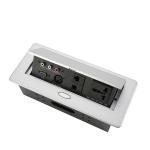 Customize Desktop Pop Conference Table Socket Telephone Audio Terminal Box for sale
