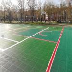 diy outdoor backyard basketball court tiles for sport court flooring multi-sport court for sale