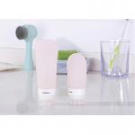 Squeezable Silicone Travel Bottles Set With Suction Cup for sale