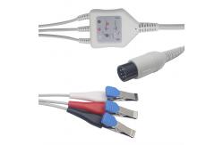 China TPU Jacket Veterinary ECG Cable AHA IEC ISO13485 With Contec C80Vet GA3140V supplier