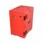 90L Red LLDPE Insulated Food Pan Carrier With Detachable Lid 63.5*46*64cm for sale