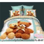 3D Reactive Printed Sheet Set 200TC Bedding Set for sale