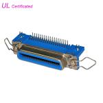 36Pin 2.16mm pitch Centronic Right Angle Female PCB Connector with spring latch for sale