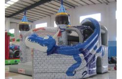 China Digital Printing Dragon Large Bouncy Castle , Waterproof Princess Jumping Castle supplier