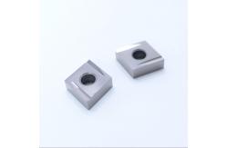 China Metal Ceramic Lathe Inserts , Silver CNC Machine Insert CNGG120404L-C MC1020 supplier