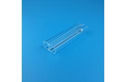 China Clear Laser Spare Parts Circular Double Holes Quartz Laser Glass Tubes supplier