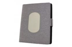 China A5 Grey Wireless Charging Notepad , Ultrathin Junior Padfolio 5x8 supplier