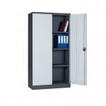 Steel 2 Doors File Cabinet K/D Structure Colourful 2 Tier Doors Metal Locker for sale