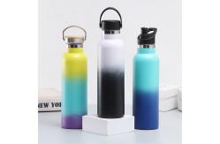 China 600ml Double Wall Stainless Steel Custom Drinking Cups water Bottle With Lid supplier