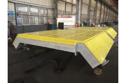 China Marine Rubber Fender Panel , Marine Bumpers Plate With UHMW PE Face Pads supplier
