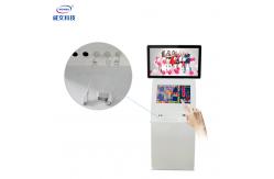 China Floor Stand High Brightness Double Sided Lcd Advertising Touch Screen Digital Signage supplier