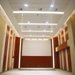 Anti Corrosion Fiberglass Ceiling Tiles 600x600mm White Beveled Edge for sale