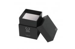 China Rigid Custom Printed Candle Boxes Cardboard Packaging Black supplier