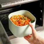 1L 2L 3L Microwave Plastic Food Container Plastic Kitchen Organizer