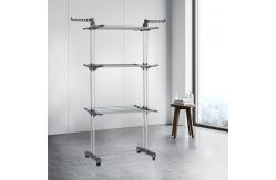China Shoe Cabinet Floor Furniture Foldable Clothes Drying Rack Multifunctional supplier