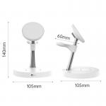White and Black Samsung Apple 2W Night Lamp Magnetic Charger 9V/2A One Device 9V/3A Dual Phones with Type C Interface for sale