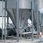 Livestock Feed Storage Silo 6m-27m Galvanized Silo Space Saving for sale