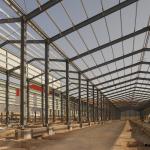 Welded Connection Prefabricated Metal Structures Steel Frame Building OEM