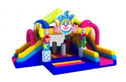 China Manufacturer Inflatable Bouncy House With Slide Clown Inflatable Combo supplier
