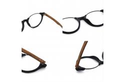 China Wood Grain Retro Optical Eyeglasses Handmade Acetate Glasses MR 5359 supplier