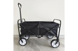 China Adjustable Handle Heavy Duty Camping Cart Utility Collapsible Storage Folding Wagon supplier
