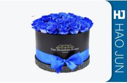 China Gift Package Cardboard Flower Boxes For Blue Rose , Eco Friendly supplier