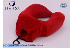 China U Shape Memory Foam Pillows / Multifunctional U shape Neck Pillow With Pouch supplier