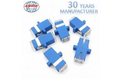 China SM SC / UPC Simplex Fttx Multimode Fiber Coupler With Translucent Dust Cap supplier