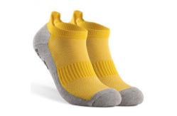 China Comfortable and Breathable Custom Design Cotton Socks for Football Players supplier