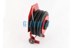 China Triple Convoluted Rubber Air Spring Pneumatic Jack 3000KG SL-000A2 supplier