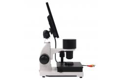 China A33.0220 Biological Microscope With 8 Inch LCD 400x LED Light Angle Adjust supplier